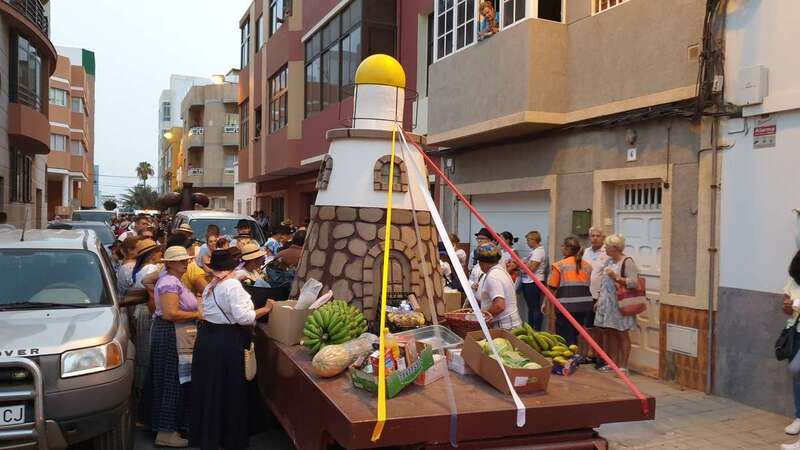 Imagen de archivo de una romería de Melenara/TA.